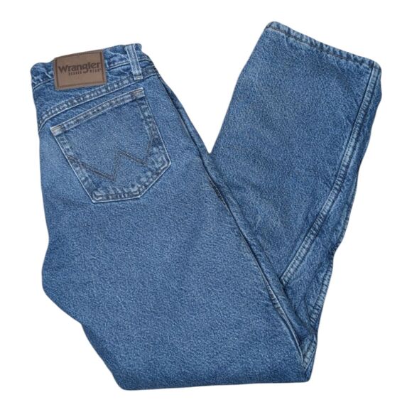 Wrangler Rugged Wear Men's Thermal Medium Wash Jeans Size 30x30 - Picture 1 of 11